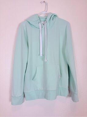 Reflex Mint Green Pullover Hoodie with Kangaroo Pocket XL